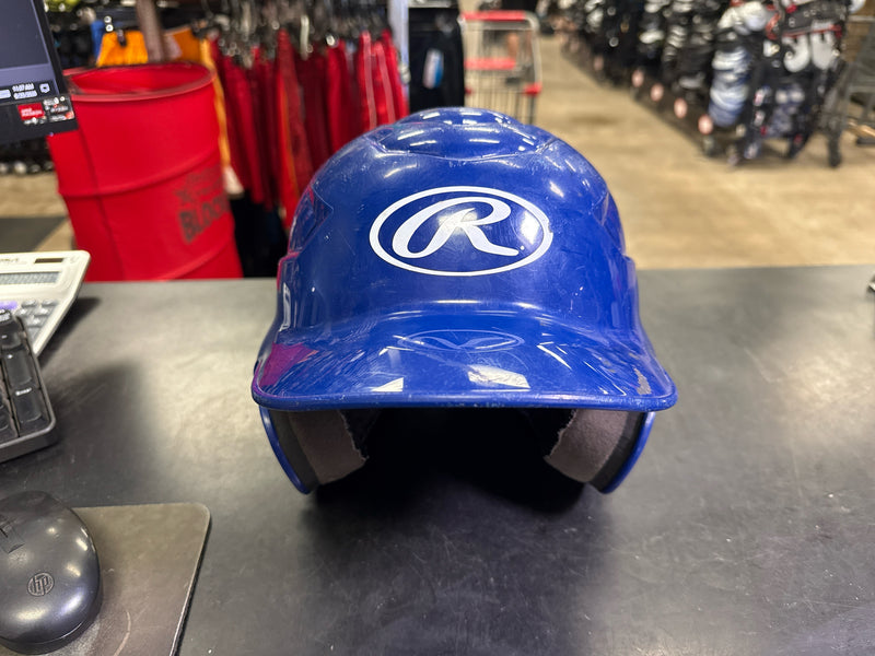 Load image into Gallery viewer, Used Rawlings Batting Helmet in Blue Size 6 1/4 - 6 7/8
