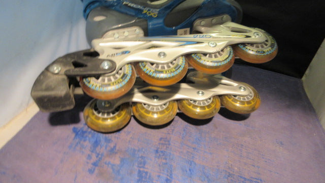 Load image into Gallery viewer, Used Roller Derby Elite Proline 900 In Line Skates Size 7 - wear on buckles
