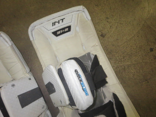Used Vaughn Velocity Intermediate Goalie Leg Pads 31+2