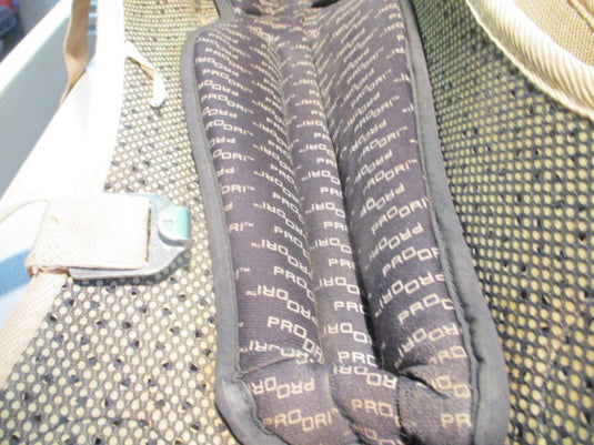Used Adult Red Catchers Shin Guards