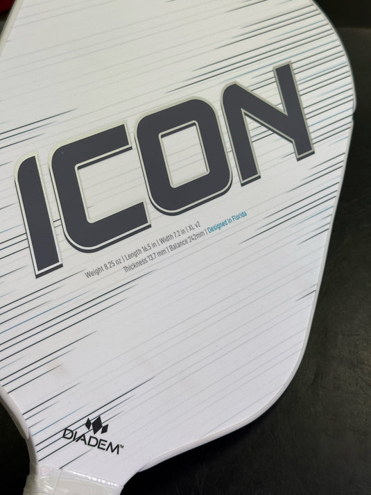 Used Diadem Icon XL V2 Pickleball Paddle DEMO