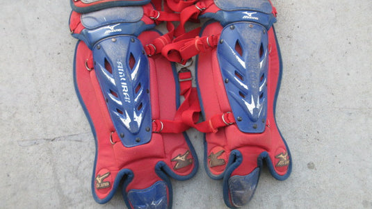 Used Mizuno Samurai Catchers Shin Guards - Youth