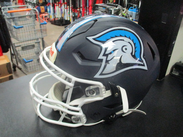 Load image into Gallery viewer, Used Riddell Speedflex in Dark Navy Size Large Football Helmet Certified 2020
