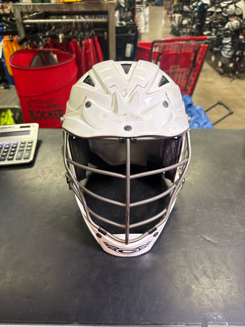 Load image into Gallery viewer, Used Cascade CPV-R White Lacrosse Helmet
