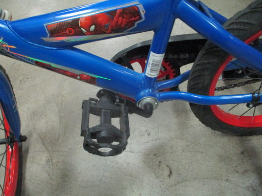 Used Huffy Marvel Spider-Man Kids 16" Bike W/ Training Wheels