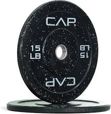 New CAP Economy 15lb Bumper Plate - Speckled