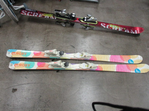 Used Roxy 154CM Downhill Skis With Roxy Bindings