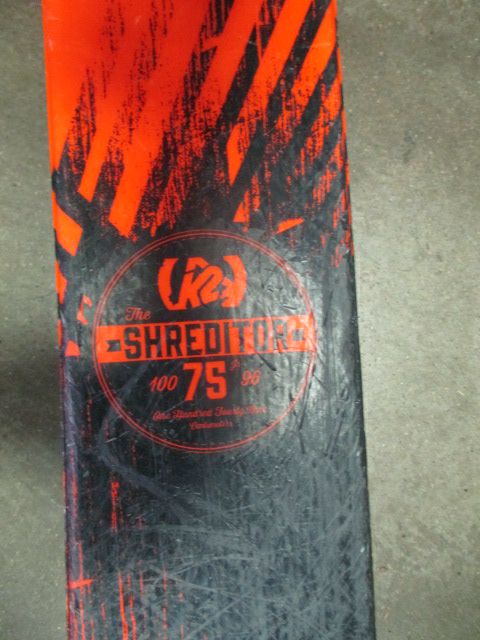 Used K2 Shreditor 75 Downhill Skis w/ Marker Bindings - 149cm - small wear