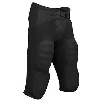 New Champro Safety Integrated Football Pant w/ Pads Adult Medium - Black