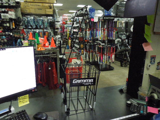 Used Gamma Ball Hopper high rise 75 in Black