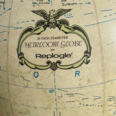 Load image into Gallery viewer, Statesman 20? Antique Illuminated Floor Heirloom  Replogle Globe
