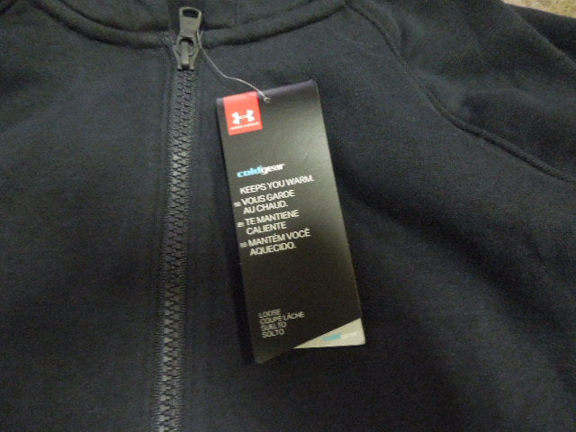 Load image into Gallery viewer, Under Armour Womens Hustle Fleece FZ Hoody Size LG

