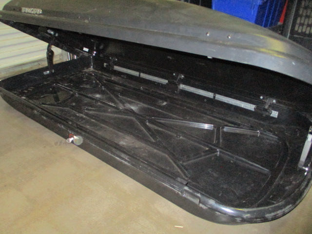 Load image into Gallery viewer, Used Volvo Branded Thule Made Roof Box Max Weight 110lb About 70 in Long
