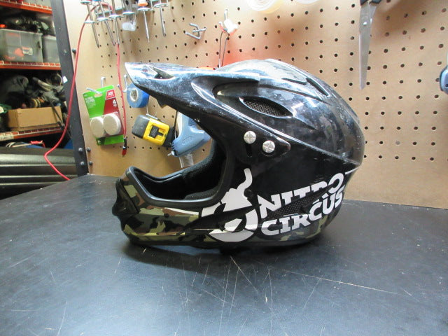Load image into Gallery viewer, Used Nitro Circus Motorcross Helmet - Size Medium
