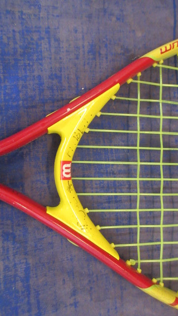 Load image into Gallery viewer, Used Wilson Titanium 19&quot; Junior Tennis Racquet - has wear
