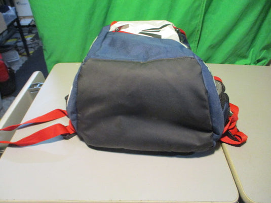 Used Easton Red White Blue Jr Baseball Back pack
