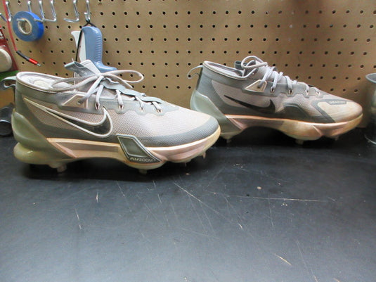 Used Nike Force Zoom Trout 9 Elite Metal Baseball Cleats - Size 13