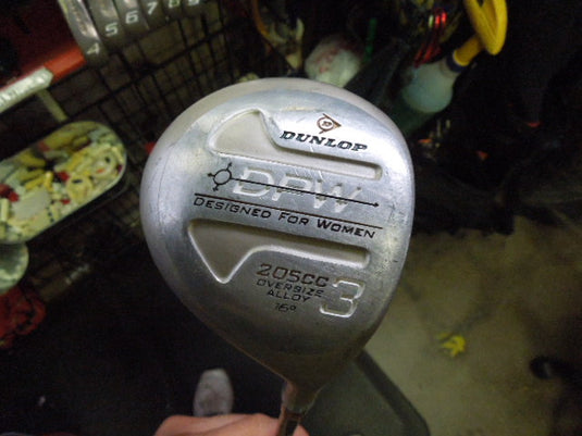Used Dunlop DPW Oversized Ladies 11pc Club Set 4-9i, S-Pw, 3-5h and Driver