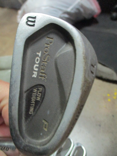 Used Wilson Pro Staff Tour Oversized Iron Set 3-9, Driver,3W,5W Missing 6- RH