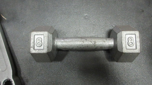 Used 8lb Cast Iron Dumbbell
