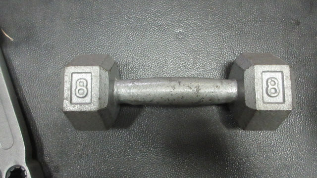 Load image into Gallery viewer, Used 8lb Cast Iron Dumbbell
