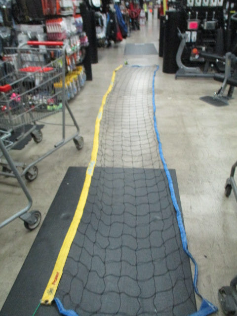 Used  Walleyball Net 16 Ft X 3 Ft W/ Blue Carry Bag