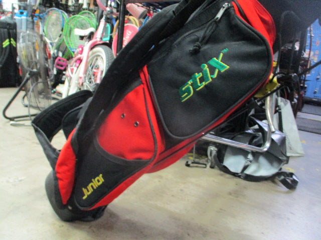 Load image into Gallery viewer, Used STIX 5-Piece Junior Golf Set With Bag, 5-6, 7-8, 9-W, Putter and 17 D

