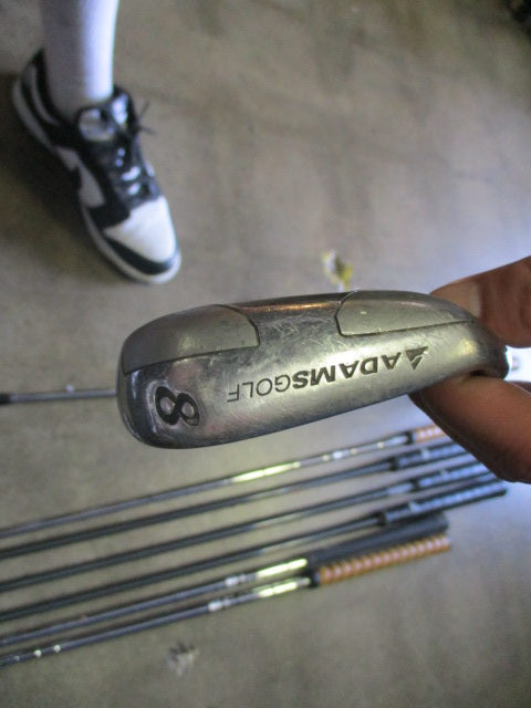 Load image into Gallery viewer, Used Adams Golf A12 OS Iron Hybrid Set 4-9, PW, SW - LH
