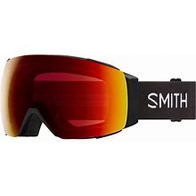 New Smith I/O Mag Black/Chromapop Everyday Sun Red Mirror Ski Goggles