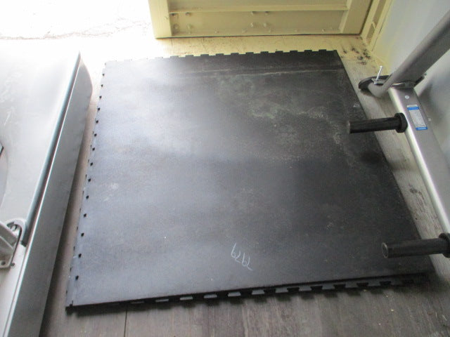 Load image into Gallery viewer, Used Black 46" X 46" Gym Floor Mats
