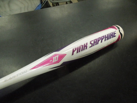 Used Easton Pink Sapphire Fastpitch Softball Bat 25 in 15 oz -10