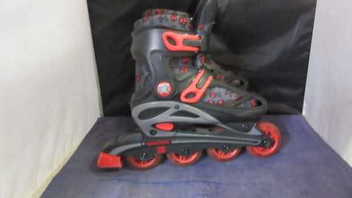 Used Roller Derby 2 in 1 Quad & Inline Skates Youth Size 3-6 - small wear