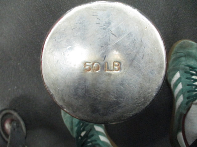 Load image into Gallery viewer, Used Ivanko 50LB Cast Iron Dumbbell Set
