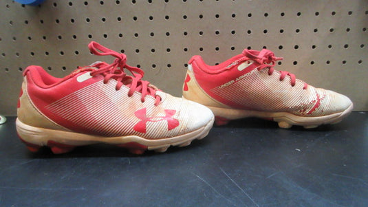 Used Under Armour UA Leadoff Baseball Cleats - Size Youth 4