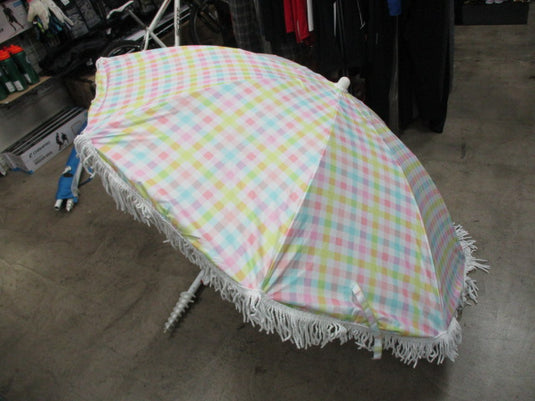 Used Stoney Clover 6Ft Sand Umbrella with ground Stake
