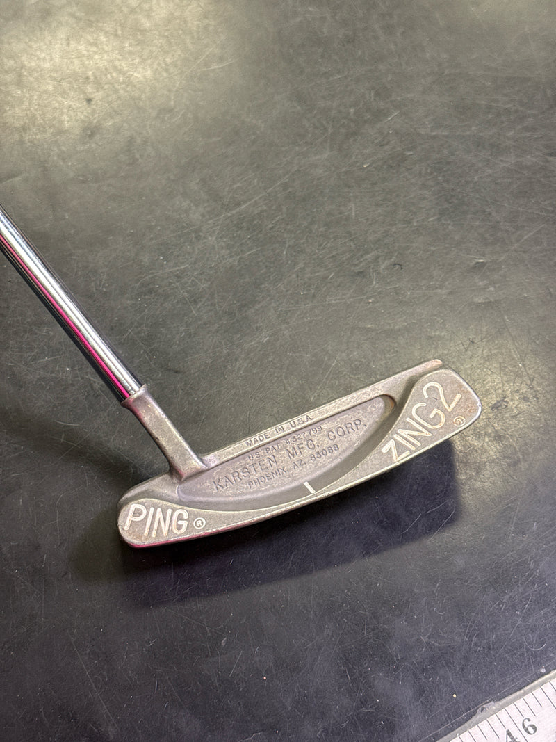 Load image into Gallery viewer, Used PING ZING 2 Karsten Right Hand Blade Putter 33.5"
