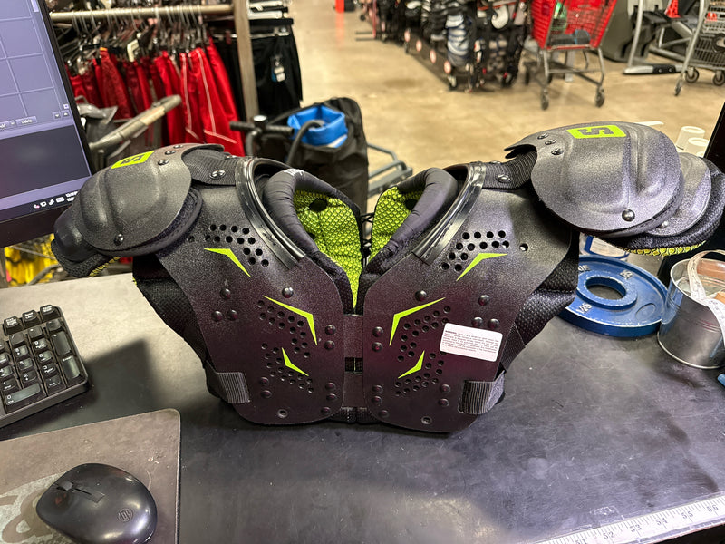 Load image into Gallery viewer, Used Schutt Y Flex Youth Football Shoulder Pads Size XL
