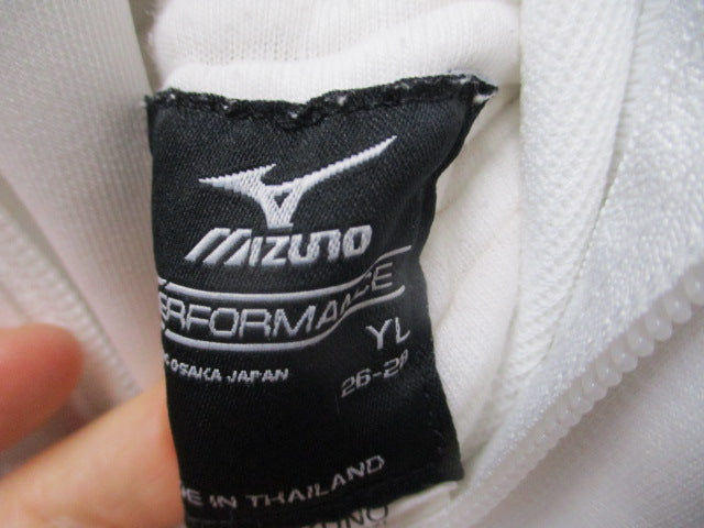 Load image into Gallery viewer, Used Mizuno White Baseball Pants Size Youth Large
