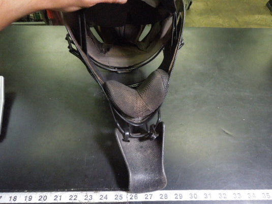 Used All Star MVP2310 Catchers Mask with Throat Guard in Black Size 6 1/4 - 7