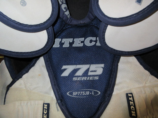 Load image into Gallery viewer, Used Itech 775 Hockey Shoulder Pads - Size Junior Large
