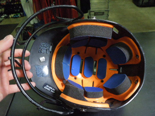 Used Schutt Air 4.2 Batting Helmet with Mask Missing Pieces of inner Padding
