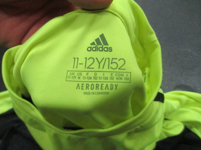 Load image into Gallery viewer, Used Adidas Aeroready Size 11-12 Youth Soccer Warm Up Jersey

