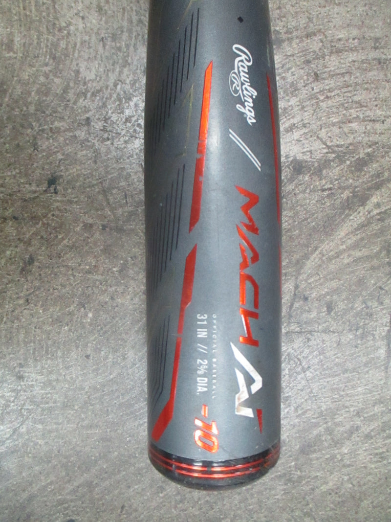 Load image into Gallery viewer, Used Rawlings Mach Ai (-10) 31" USA Baseball Bat
