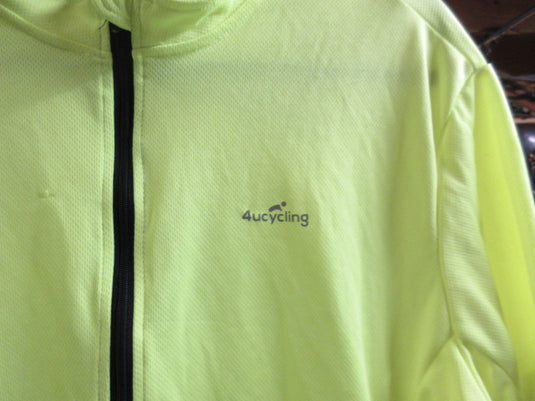 Used 4ucycling Neon Yellow Shirt - Size XL
