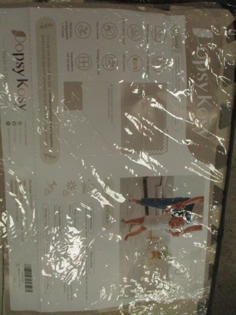 Load image into Gallery viewer, Used PopsyKosy 1" Thick Baby Floor Mat Set w/ Carry Bag - 4' X 6'
