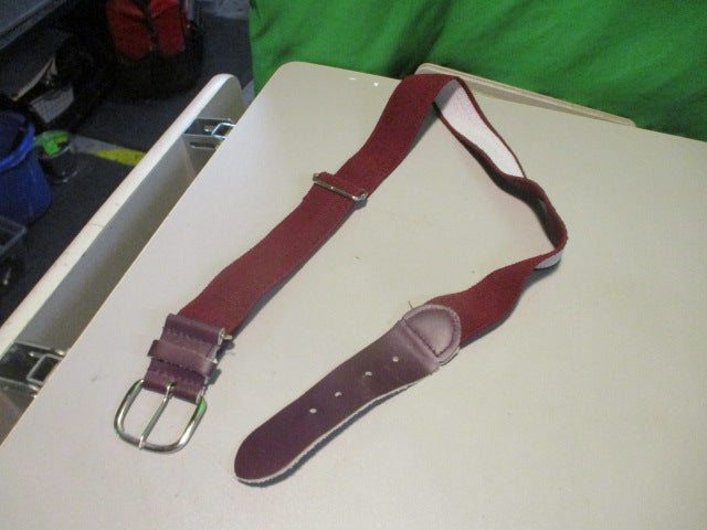 Load image into Gallery viewer, Used Burgundy Adult Baseball Belt
