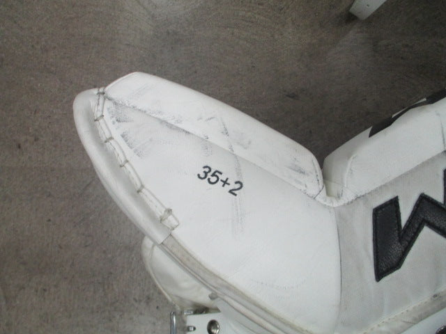 Load image into Gallery viewer, Used CCM Extreme Flex II Hockey Goalie Leg Pads 35&quot; + 2&quot;

