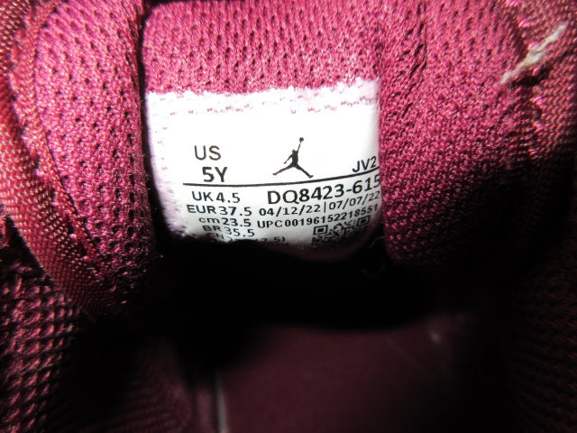 Load image into Gallery viewer, Used Air Jordan 1 Mid 'Cherrywood Red' Sneakers - Size Youth 5
