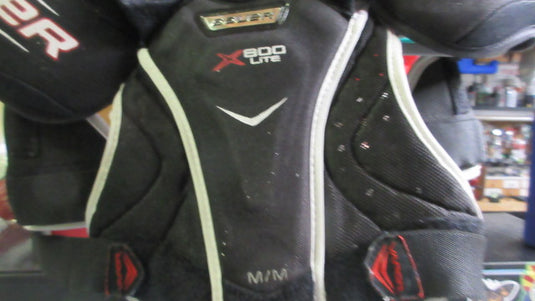 Used Bauer X 800 Lite Vapor Hockey Shoulder Pads - Youth Medium