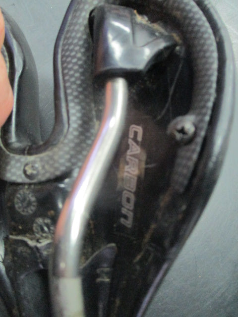 Load image into Gallery viewer, Used BLACK ALIAS 130 USED SPECIALIZED CARBON SEAT SADDLE CYCLING CYCLE ROAD BIKE
